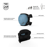 Scoot and Ride Zestaw Kask i Ochraniacze Steel XXS-S dzieci 1-5 lat do bezpiecznej jazdy