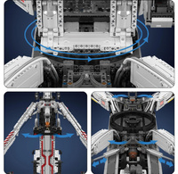Klocki Mould King 17007 zdalnie sterowany Dźwig budowlany 8506 elementów Ultimate Liebherr LTM 11200