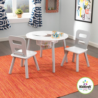 Śnieżynka - stolik dla dzieci i dwa krzesełka, KidKraft - meble do pokoju dziecięcego