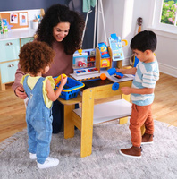 Drewniana kasa samoobsługowa ze skanerem do zabawy w sklep dla dzieci KidKraft KK20258