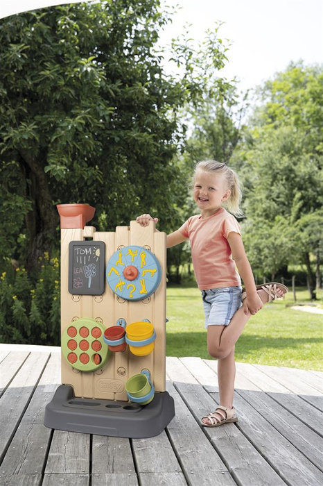 Ścianka aktywności Smoby 840301 dla małych odkrywców 6w1 kreatywna Zabawka edukacyjna