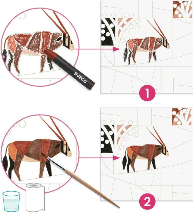 Zestaw art. INSPIRACJE - PUSTYNIA DJ09373-Djeco, zestawy kreatywne i artystyczne