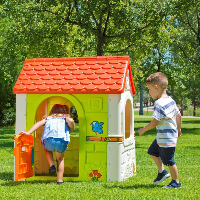 Kolorowy Domek ogrodowy FEBER 10237 z otworem na listy do kreatywnej zabawy Fantasy