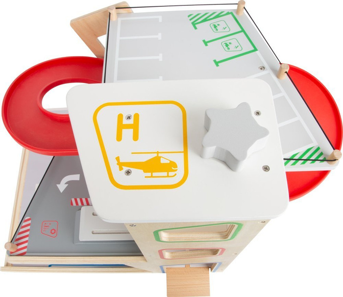 Parking dla dzieci garaż premium z myjnią, windą, stacją samochodów elektrycznych, stacją benzynową 11676- Small Foot, zabawki dla chłopców i dziewczynek