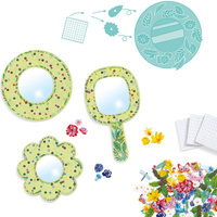 Zestaw artystyczny dekoracja lusterek Kwiaty Djeco DJ07908