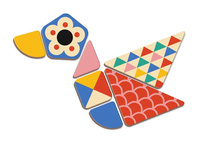 Puzzle magnetyczne dla dzieci Geometria J02720-Janod, układanka magnetyczna