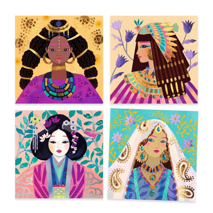 Zestaw kreatywny z folią transferową i diamencikami Biżuteria Djeco DJ09527