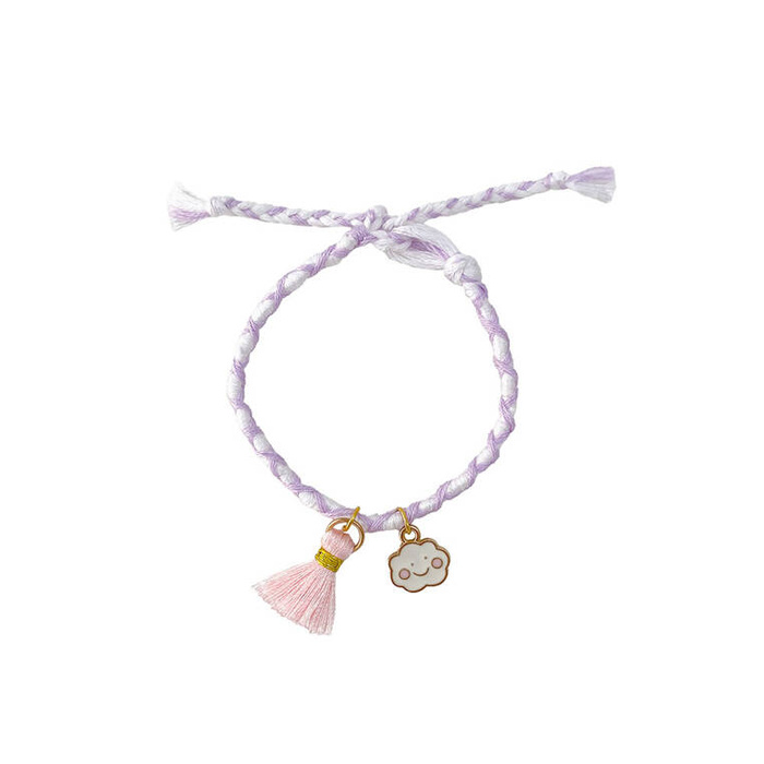 Zestaw kreatywny do tworzenia biżuterii Tęczowe bransoletki 30 szt. J09134 Janod