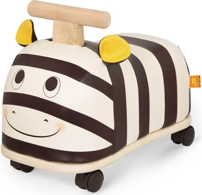 Drewniany 4-kołowy jeździk dziecięcy Zippity Zebra jeździk B.Toys BX1949Z
