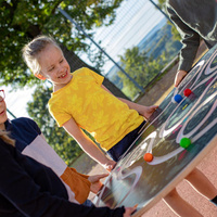 Drewniana deska do balansowania gra zespołowa dysk z labiryntem Team Disc 46252 Erzi podest sensoryczny