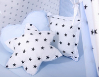 Biało-niebieskie królestwo namiot dziecięcy z matą i poduszkami 757TISET-Bobono, Tipi dla dzieci