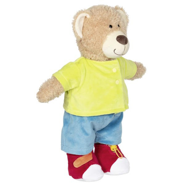 Zabawka edukacyjna Miś Brommel do nauki ubierania i ćwiczenia motoryki Goki 50952