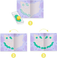 Zestaw artystyczny Odbitki Djeco DJ00080