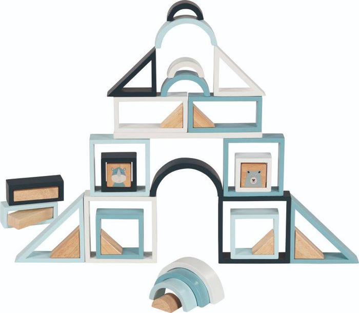 Klocki układanka Lifestyle 58412-Goki, zabawki drewniane