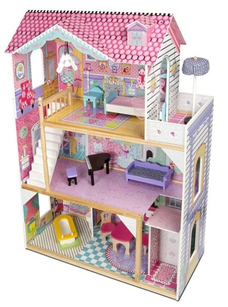 Drewniany domek dla lalek "Anna w apartamencie"