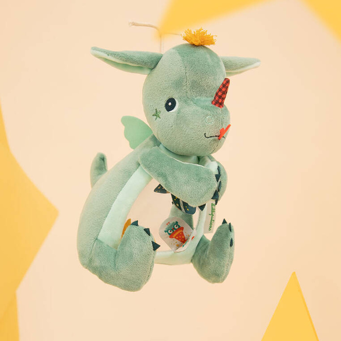 Przytulanka aktywizująca z lusterkiem A kuku Smok Joe Lilliputiens 83552