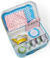 Zestaw herbaciany w walizce Kolorowa fala Bigjigs 36059