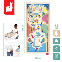 Gra zręcznościowa drewniana Pinball Applepop Janod J03368