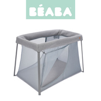 Łóżeczko turystyczne dwupoziomowe z funkcją kojca 3w1 Eazy sleep Heather grey Pebble Beaba 946004