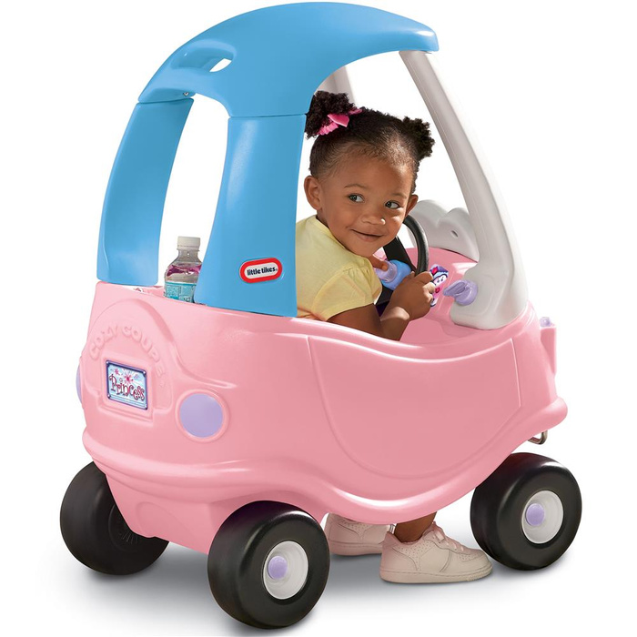 Jeździk Cozy Coupe Princess Little Tikes 614798E5 z klikającym zapłonem i klaksonem