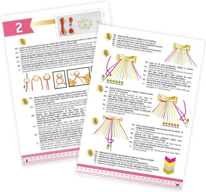 Zrób to sam - MEGA ZESTAW DO BRANSOLETEK BE003-Buki, zestawy kreatywne dla dzieci