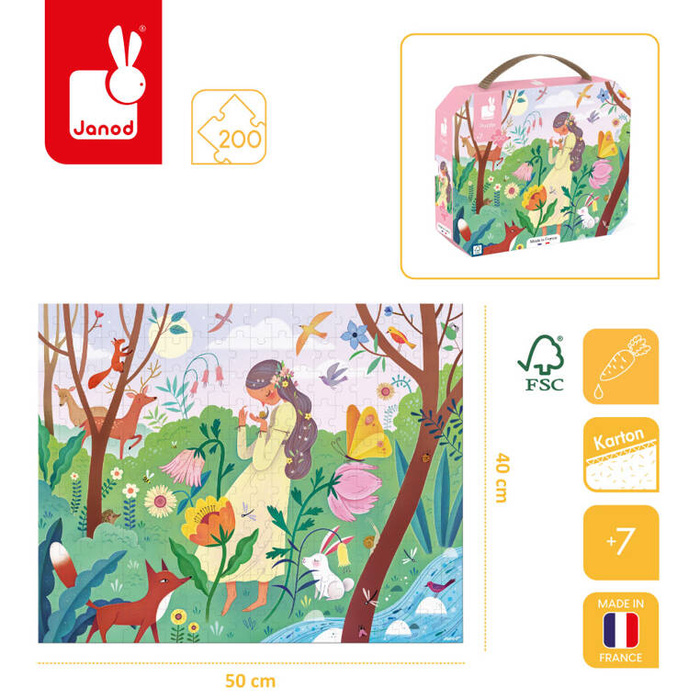 Puzzle w walizce Matka Natura 200 el. J02547 Janod