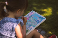 Magnetyczny labirynt Łąka J05310-Janod, zabawki edukacyjne dla dzieci