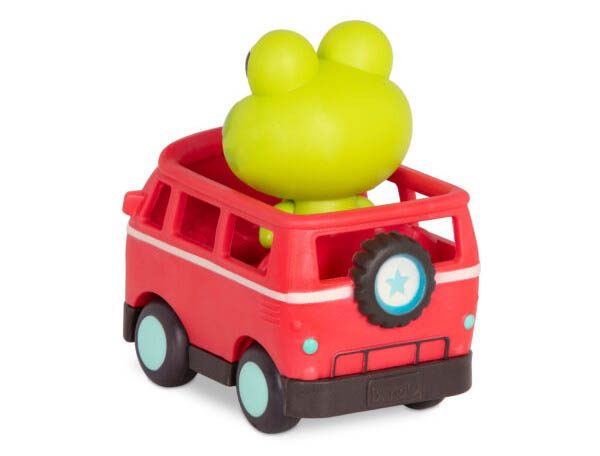 Zestaw 3 miękkich autek sensorycznych z efektem dźwiękowym i świetlnym Light Up Cars BX2314 B.toys