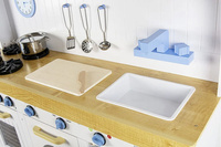 Drewniana kuchnia dla dzieci z pralką zmywarką piekarnikiem Morskie gotowanie