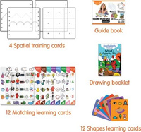 Tablica edukacyjna dla dzieci Studio rysunkowe plus KAKT21009 K's Kids