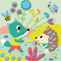 Zestaw kreatywny Naklejki geometryczne My arts crafts Janod J07740