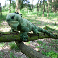 Pluszowa iguana zielona 70 cm Rappa 198128
