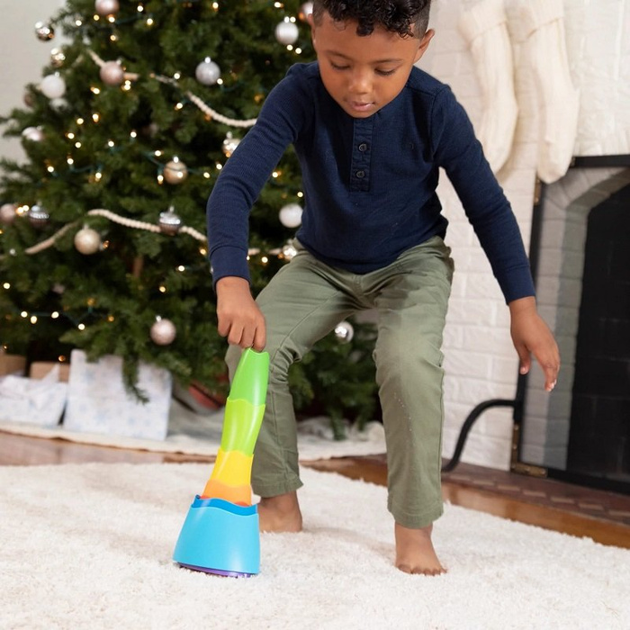 Kolorowe klocki cylindryczne do układania Wieża SpiroKu Fat Brain Toys FA318-1