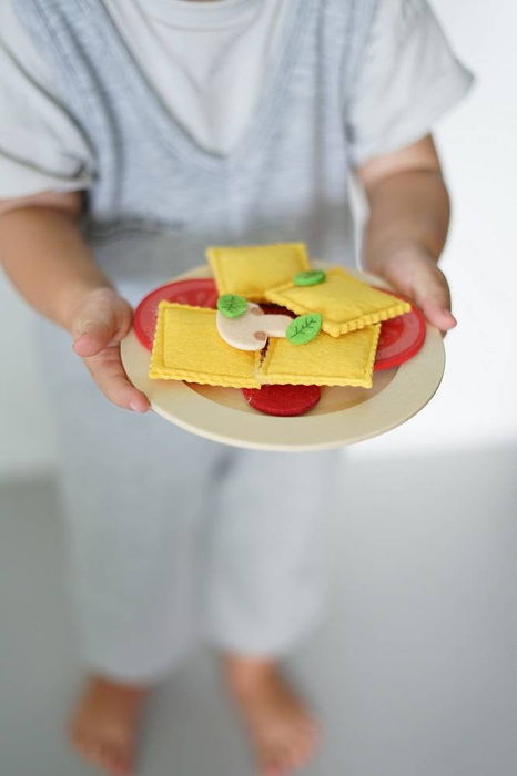 Filcowy zestaw makaronów i akcesoria Janod J06598