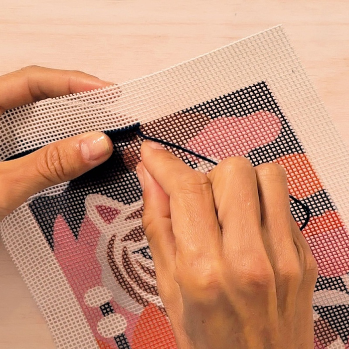 Zestaw do haftu gobelinowego dla dorosłych Tygrys Atelier Grands Augustins Atelier 64 Djeco GA10064