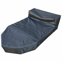 Drewniana Piaskownica Doris Boat AXI A031.045.00 Statek dla dzieci ze schowkiem pokrowcem i kołem sterowym