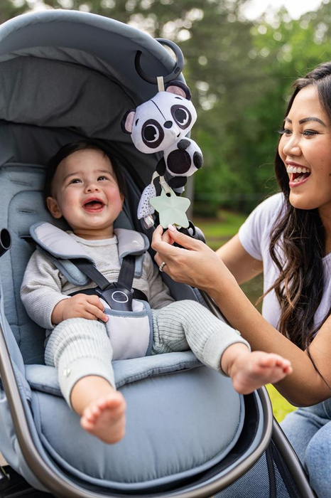 Zawieszka Tiny Smarts Panda Tiny Love TL1118600458 Décor czarno-biała Zabawka sensoryczna dla niemowląt