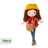Lalka przytulanka eksplorerka przyrody ulubiony towarzysz Lea 41cm wysokości 83489 LILLIPUTIENS
