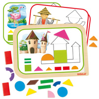 Układanka magnetyczna dla dzieci Kształty Goula 53155