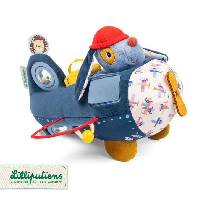 Przytulanka piesek z koszyczkiem i akcesoriami Piesek Jules Lilliputiens 83547