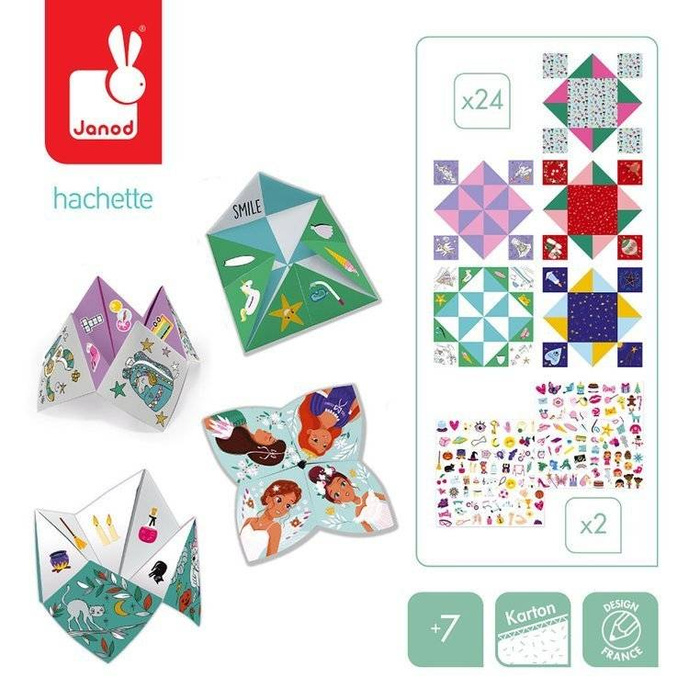 Papierowe wróżby piekło-niebo J07941-Janod, zestaw kreatyny