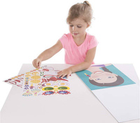 Naklejki Twarze 14195-Melissa & Doug, zestawy kreatywne