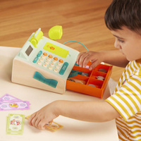 Kasa fiskalna ze skanerem i czytnikiem kart płatniczych Mini Cashier Playset B.Toys BX1934Z zabawy dla dzieci