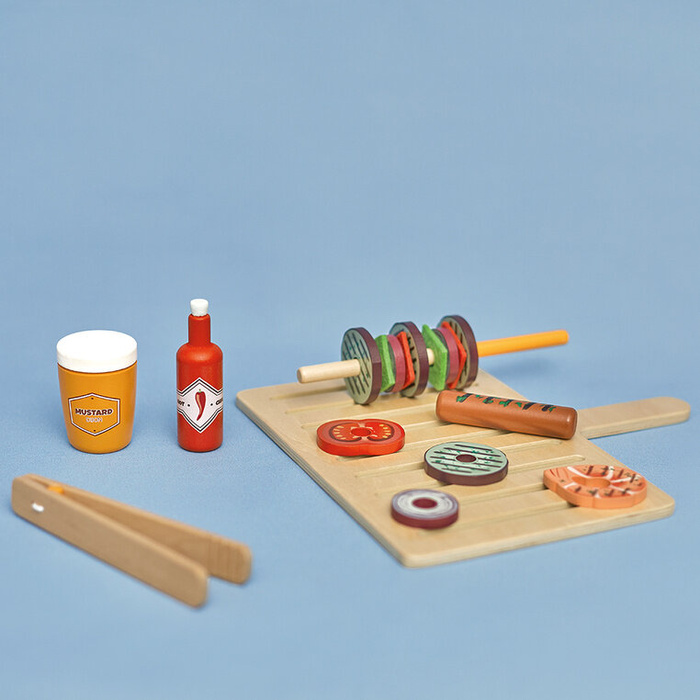 Duży drewniany grill z akcesoriami J06619 Janod