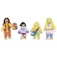 Laleczki drewniane Rodzina Love & Harmony Goki 51442