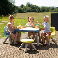 Stabilny Stolik dla dzieci Smoby 880407 ogrodowy niebieski do kreatywnych aktywności