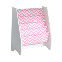 OUTLET Różowo-białe barwy regał na książki 14233-KidKraft