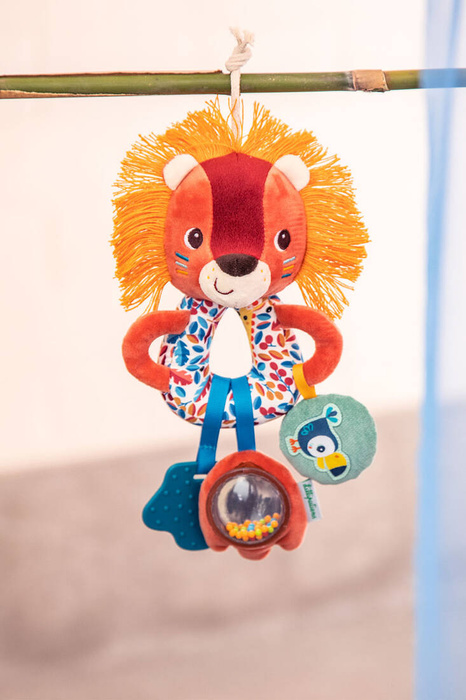 Grzechotka dla dziecka Lew Jack Lilliputiens 83506 zabawki rozwojowe