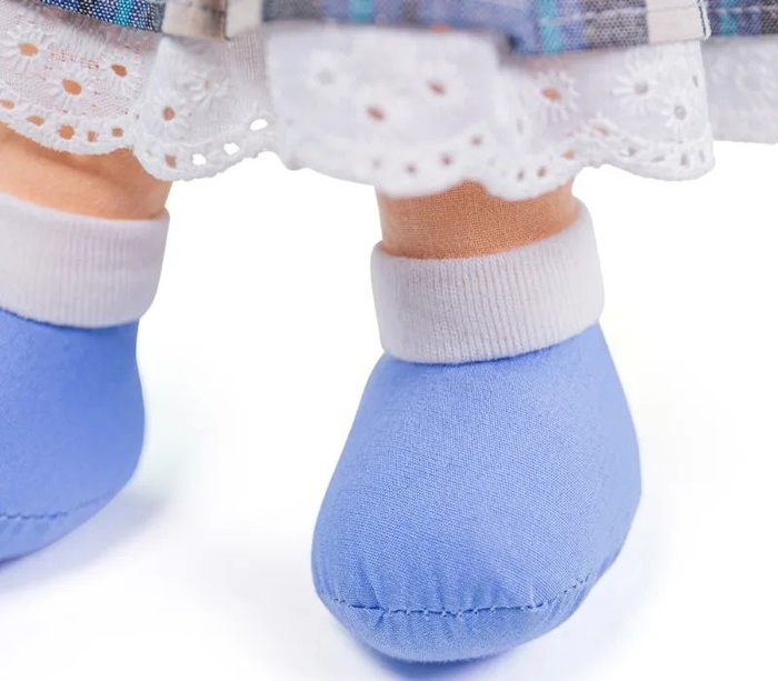 Szmaciana laleczka dla dzieci Karolina 34 cm Bigjigs BJD016