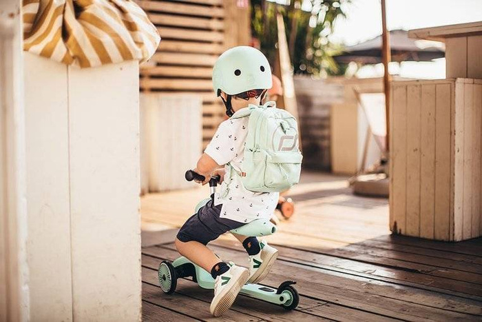 SCOOTANDRIDE Plecak na hulajnogę dla dzieci 1-5 lat Kiwi